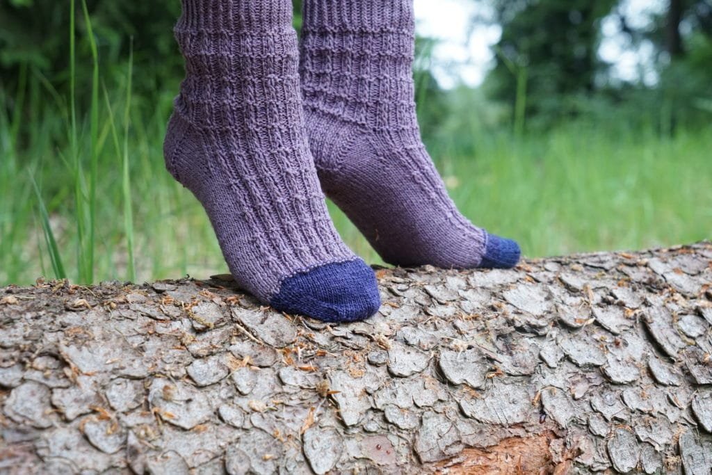 barre socks knitting pattern 1