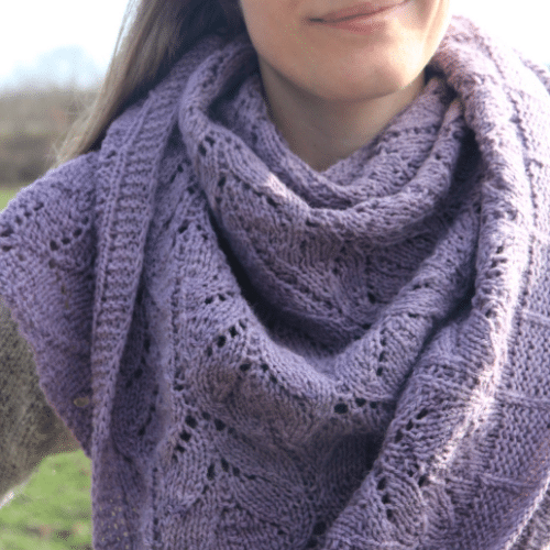 blossom shawl classic sock dk