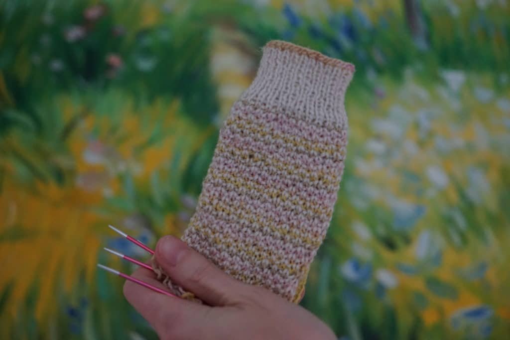 broken seed stich socks luster sock dk