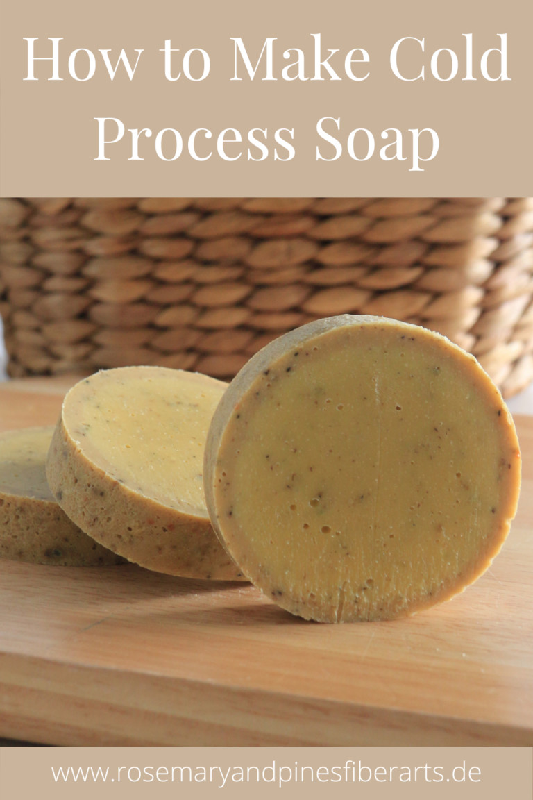 How to Make Cold Process Soap Rosemary And Pines Fiber Arts