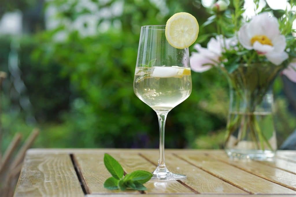 glass of Hugo