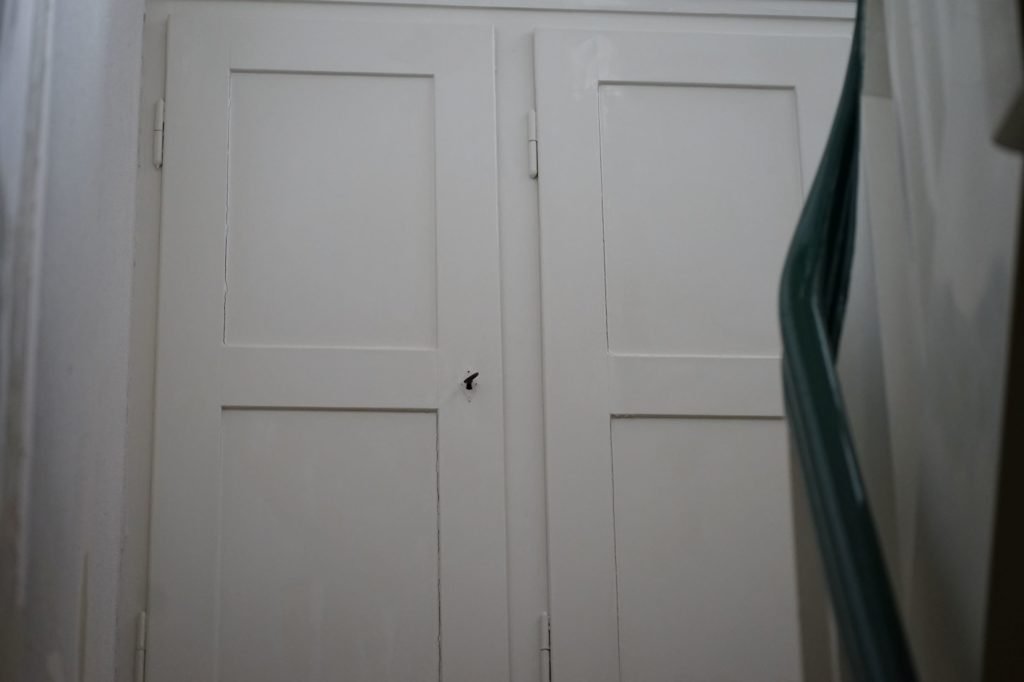closet on the staircase old house charm