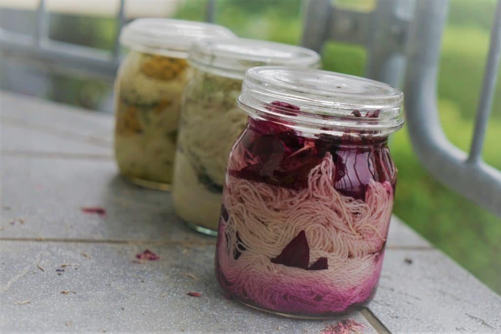 color development solar dyeing