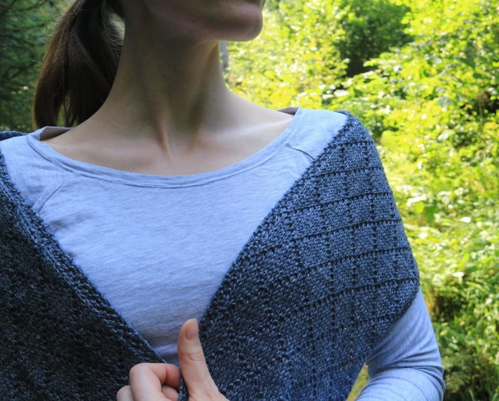 losing sight of shore wrap knitting pattern