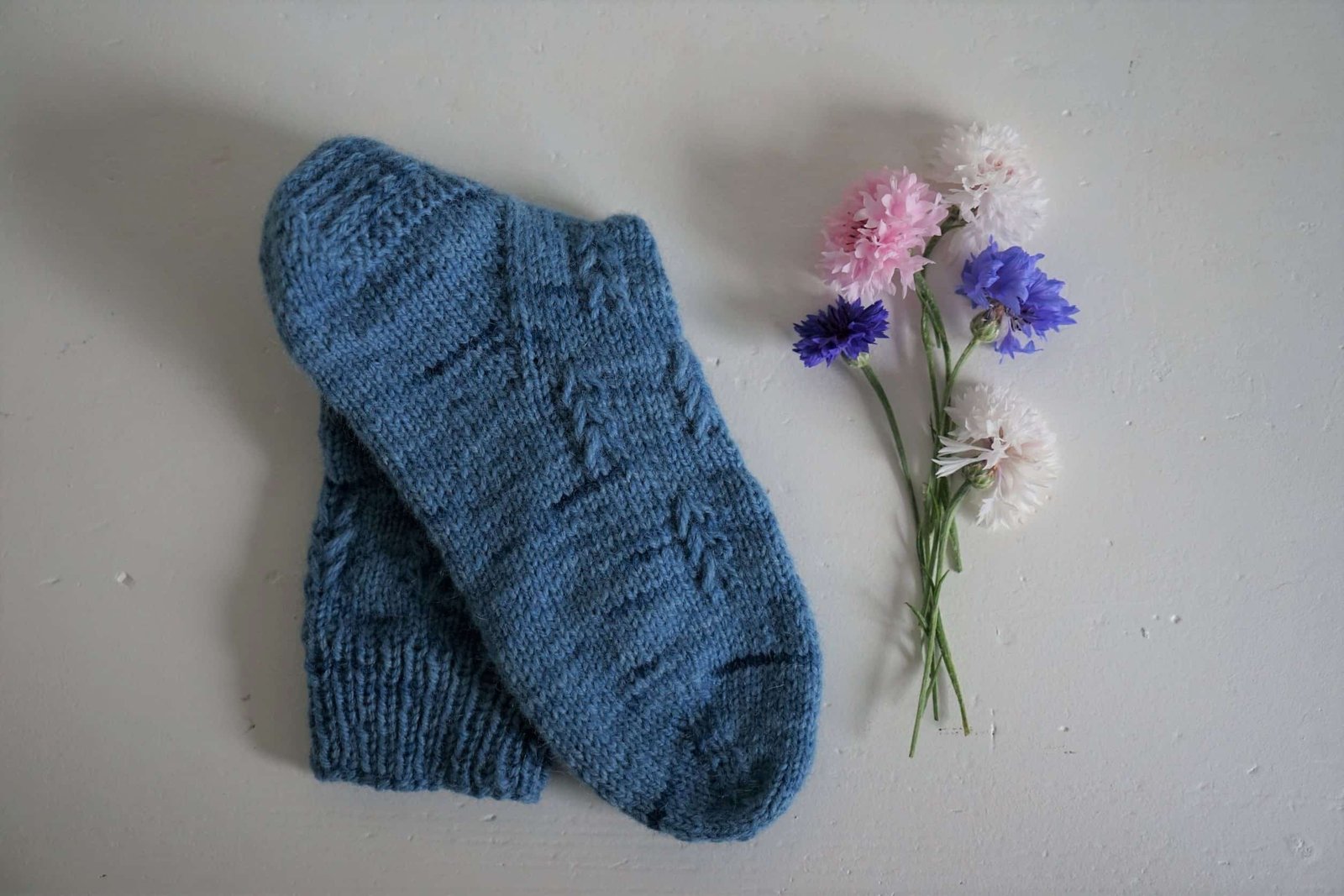 Carmine Lace Socks - I Like Knitting