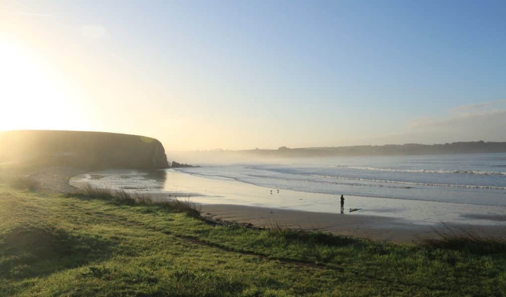 sunrise at the beach