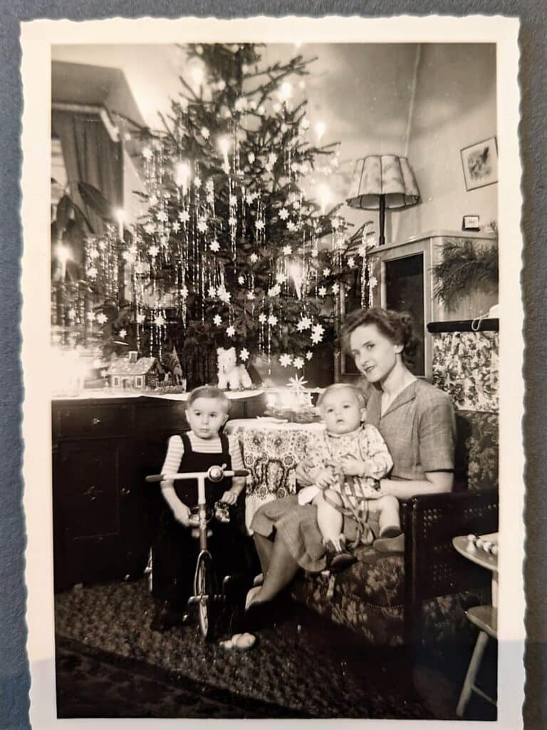 Christmas family picture 1953