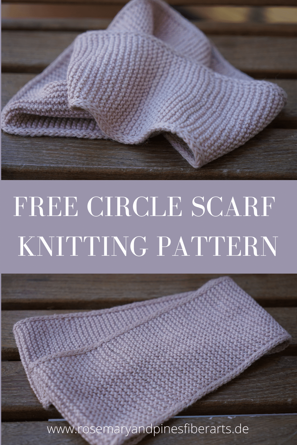 free circle scarf knitting pattern pinterest graphic