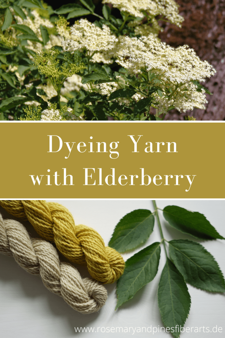 Dyeing Yarn with Elderberry (Elder)